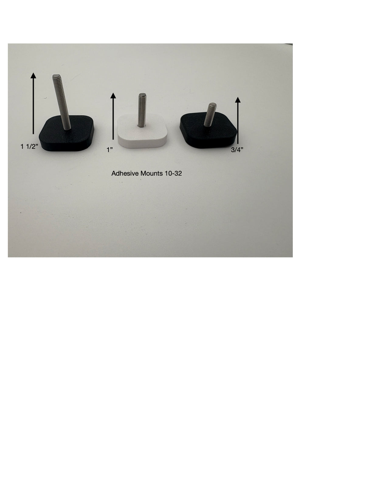 10-32 Adhesive Mounts